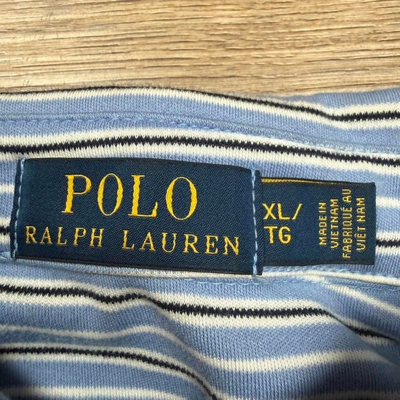 lavender polo ralph lauren striped polo shirt - Picture 4 of 7